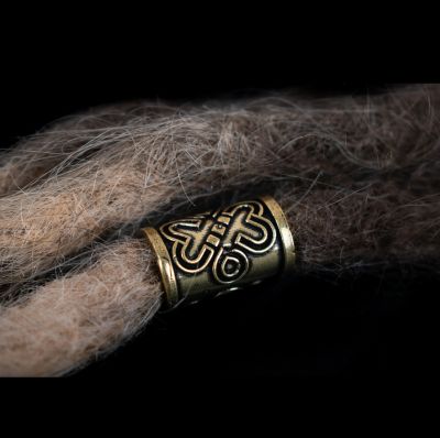 Metal bead for dreadlocks Celtic Knot 1 India