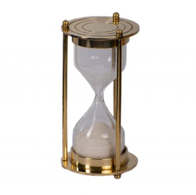 Decorative hourglass (3 minutes) – white sand India