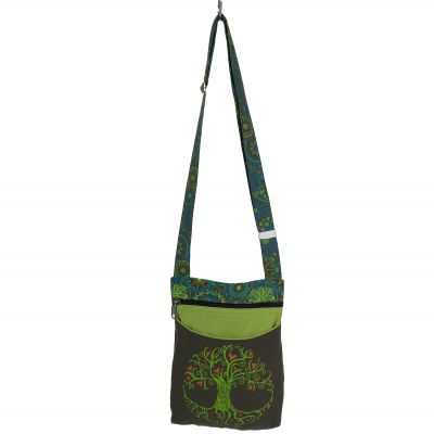 Cotton handbag Daire Tree Green