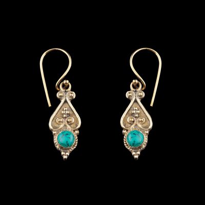 Brass earrings Agastye Tyrkenite | LAST PAIR!