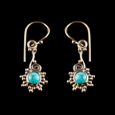Brass earrings Helen Tyrkenite India