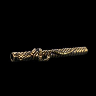 Brass pendant "whistle" Snake 1 India
