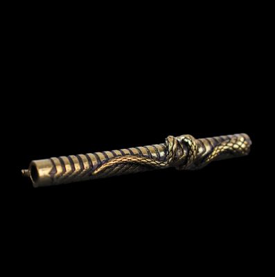 Brass pendant "whistle" Snake 1 India
