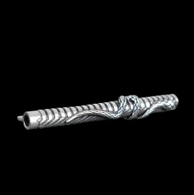 German silver pendant "whistle" Snake 2 India