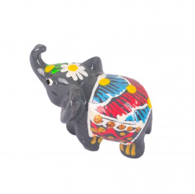 Hand-painted elephant statuette Atas Debu