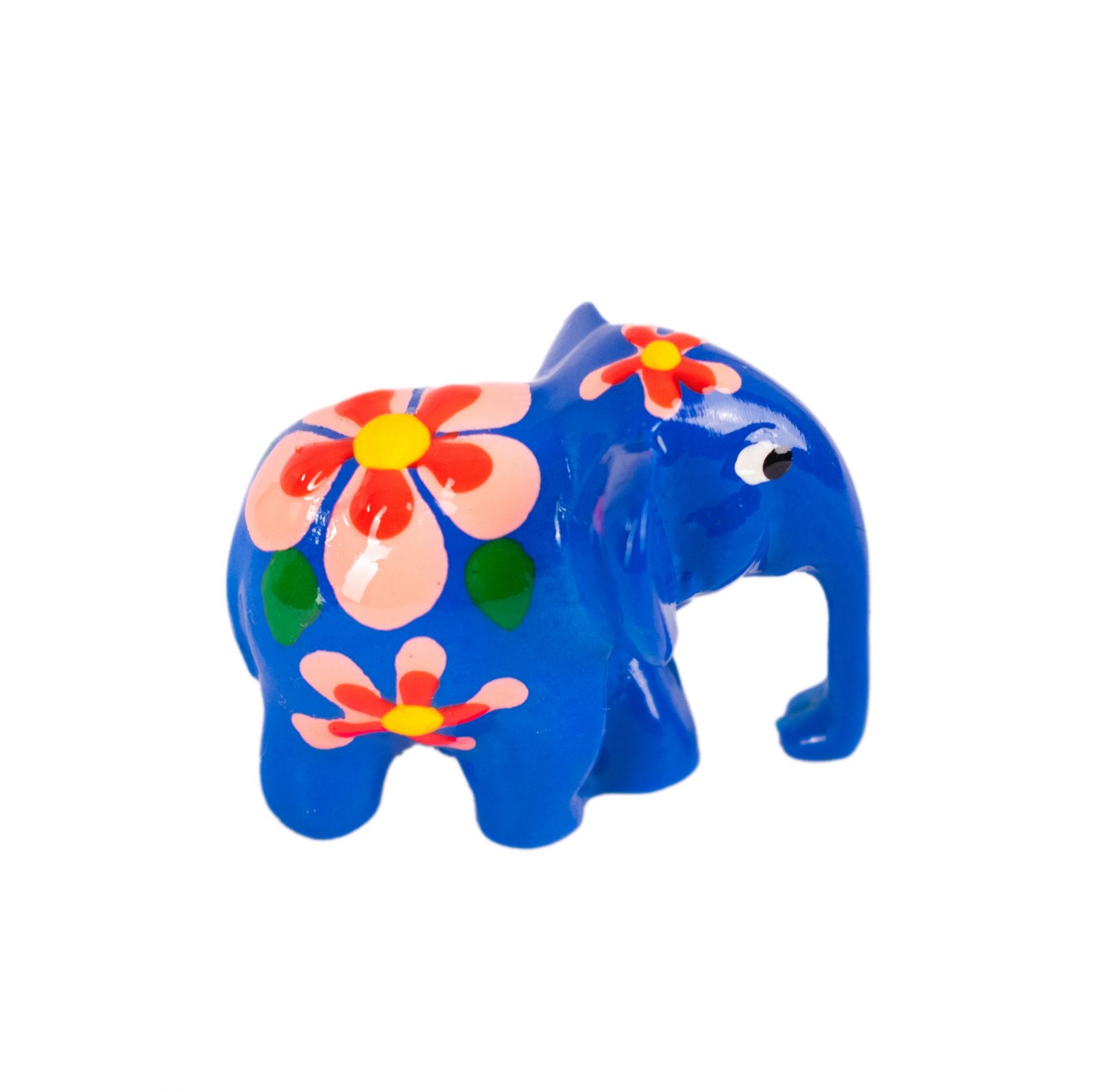 Hand-painted elephant statuette Bawah Dilukis Thailand