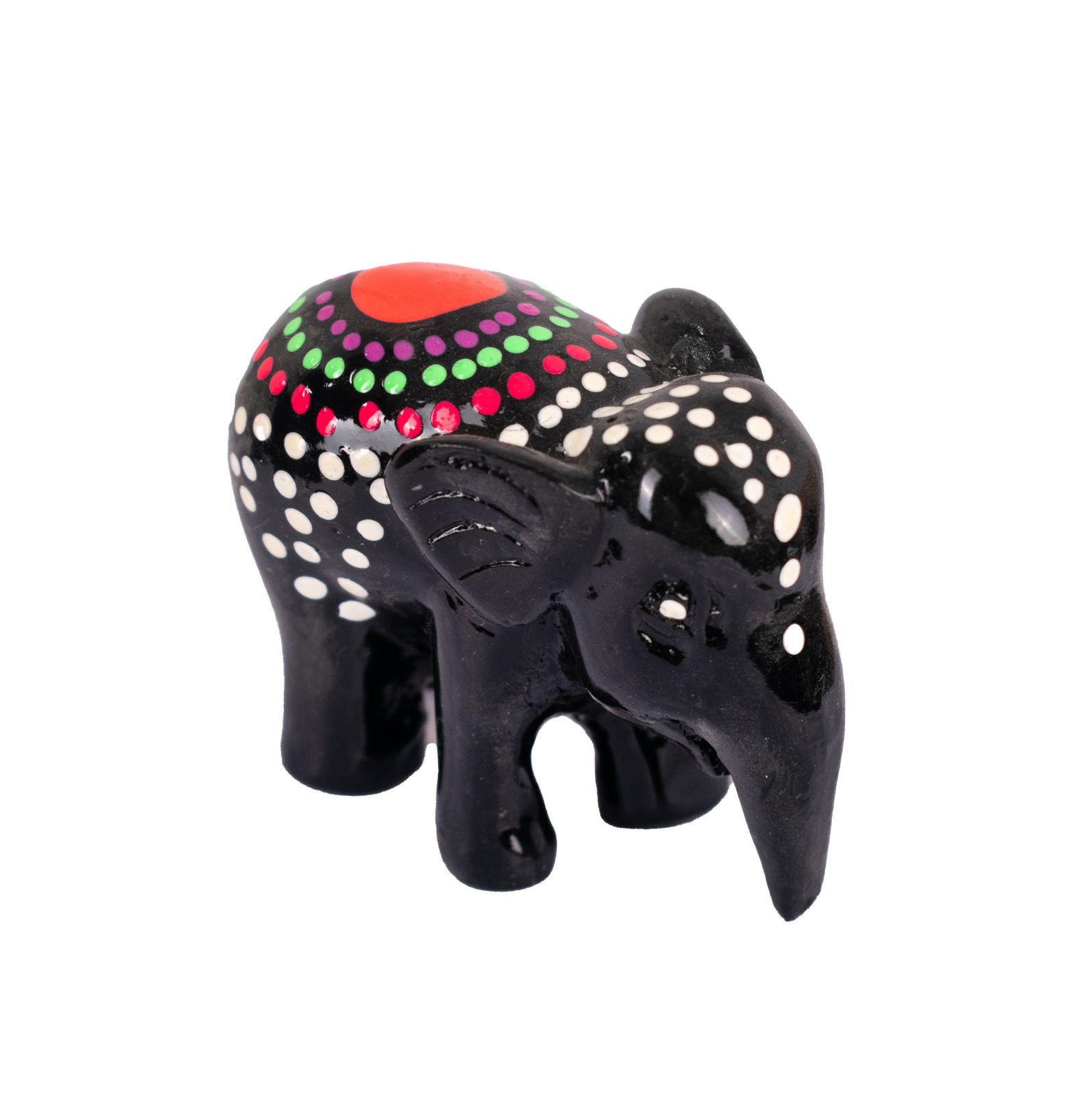 Hand-painted elephant statuette Kuping Malam Thailand