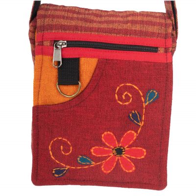 Passport handbag Arianna Red Nepal