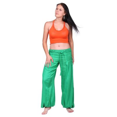 Trousers Segi Green Rayon India