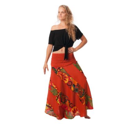 Long ethnic maxi skirt Hawa Jeruk | UNI