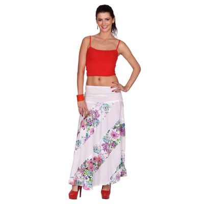 Long ethnic maxi skirt Hawa Putih India