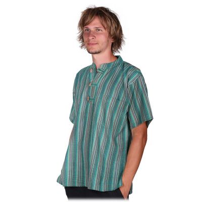 Kurta Pendek Harris – men's shirt with short sleeves | S, M, L, XL, XXL - LAST PIECE!, XXXL