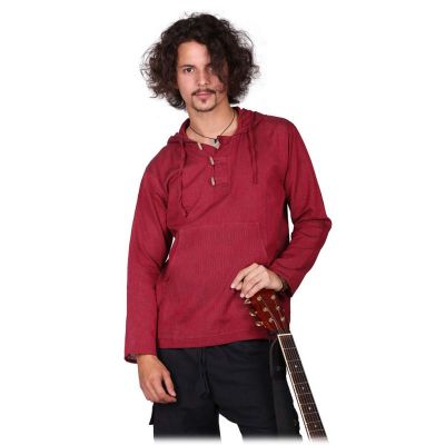 Kurta Ganet Merun - men's long-sleeved shirt | S, M, L, XL, XXL