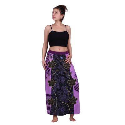 Long embroidered ethno skirt Surga Ungu | M