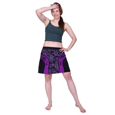 Mini skirt Mandala Ungu | S/M, XL