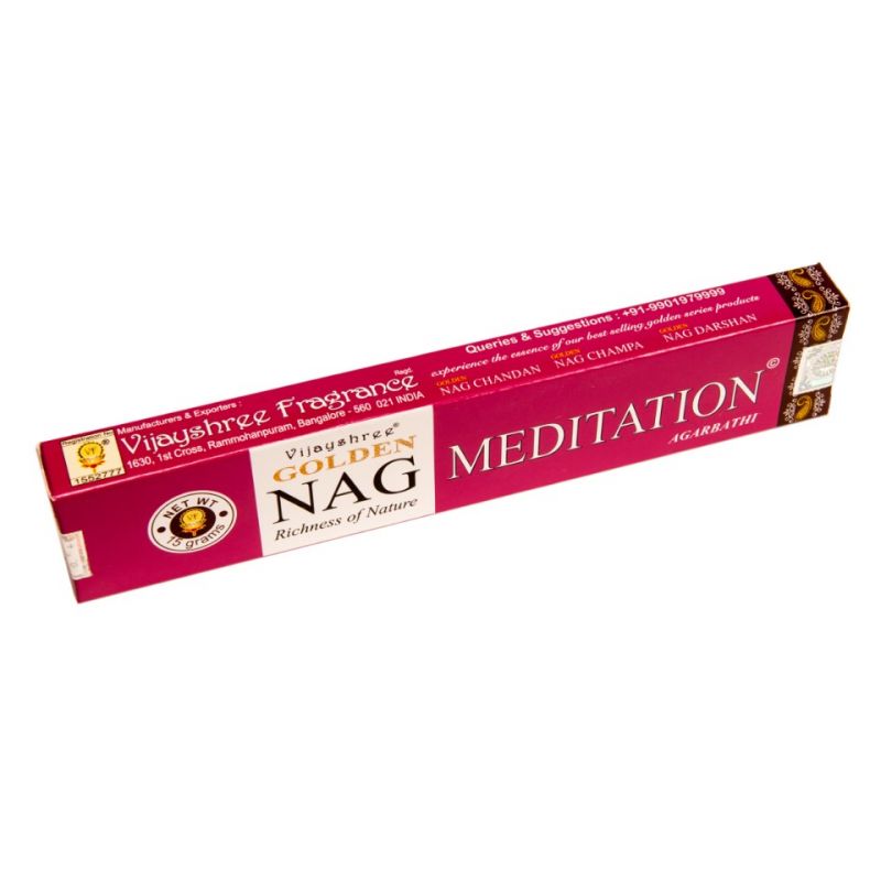 Incense Golden Nag Meditation India