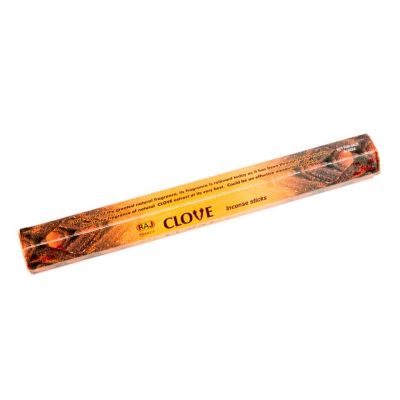 Incense Raj Clove | Packet 20 sticks, Box of 6 packets for the price of 5