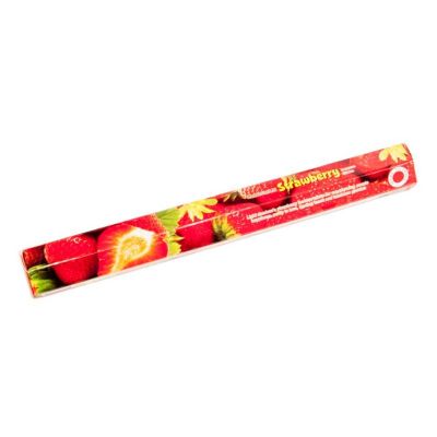 Incense Darshan Strawberry | Packet 20 sticks, Box of 6 packets for the price of 5