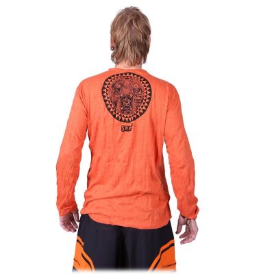 Men's t-shirt Sure with long sleeves - Pyramid Orange Thailand