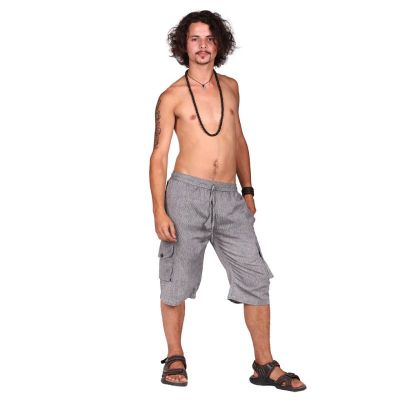 Men's cotton shorts Lugas Kelabu | S, L, XL, XXL